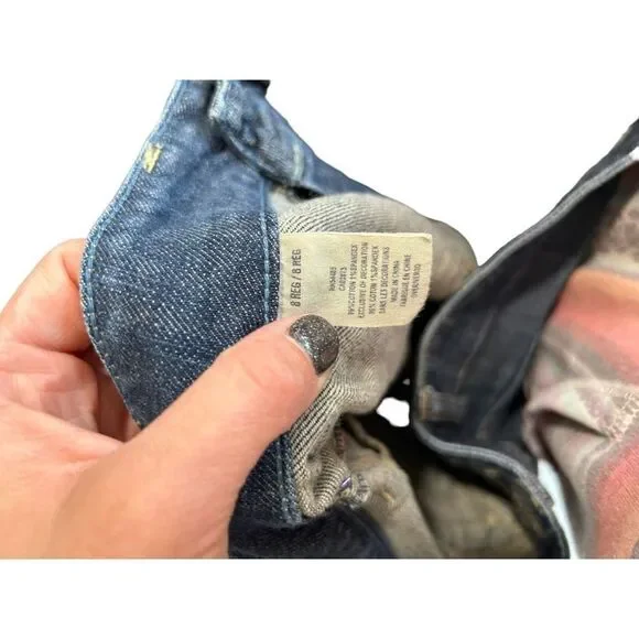 American Eagle Jeans Button Fly Size 8 Regular - Picture 9 of 13